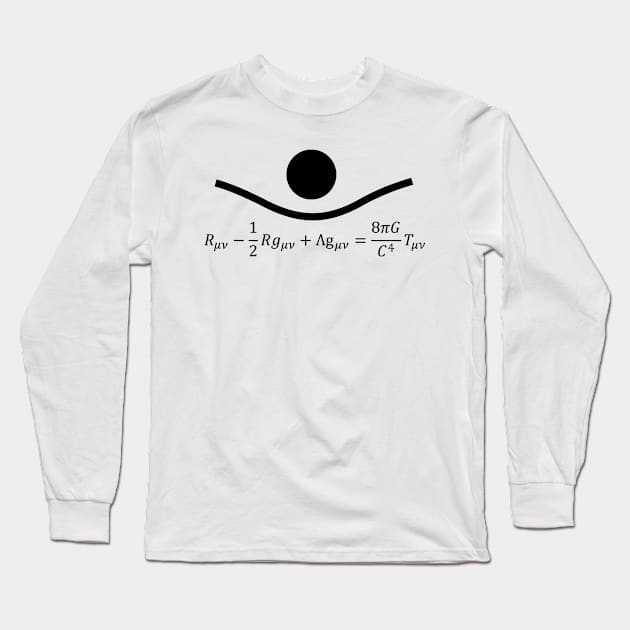 Formula of General Relativity Long Sleeve T-Shirt by ScienceCorner